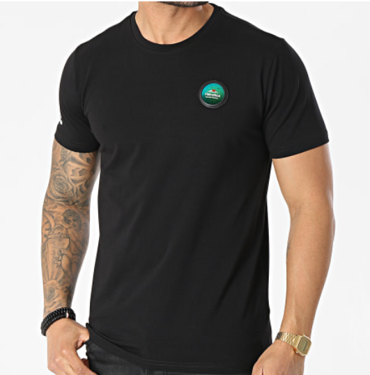 T-shirt Ajacccio Black-Helvetica