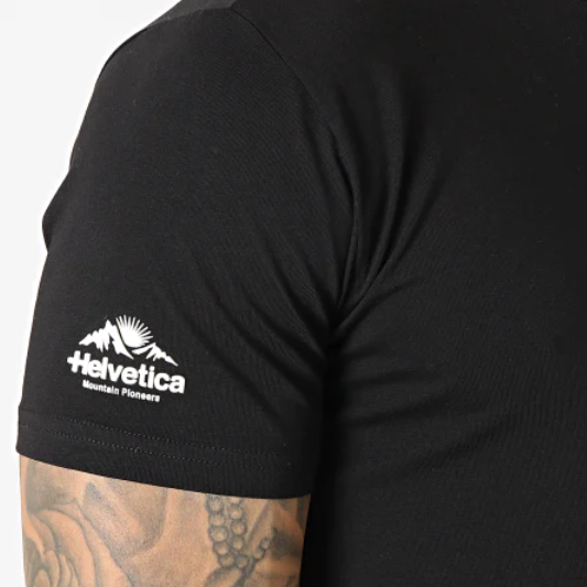 T-shirt Ajacccio Black-Helvetica