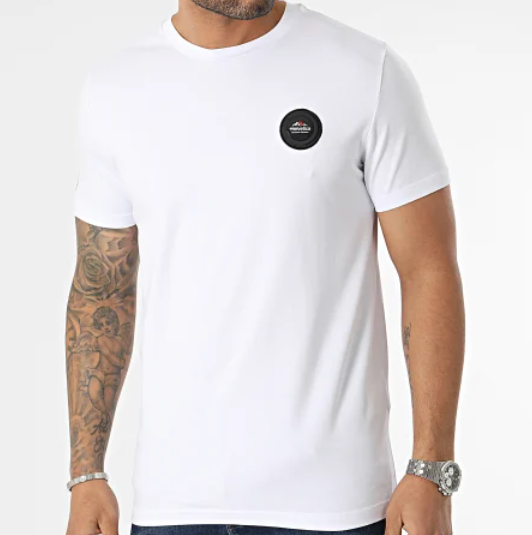 T-shirt Ajaccio White-Helvetica