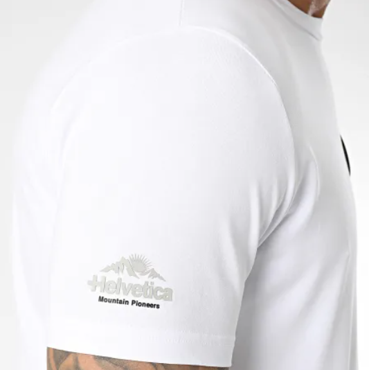 T-shirt Ajaccio White-Helvetica