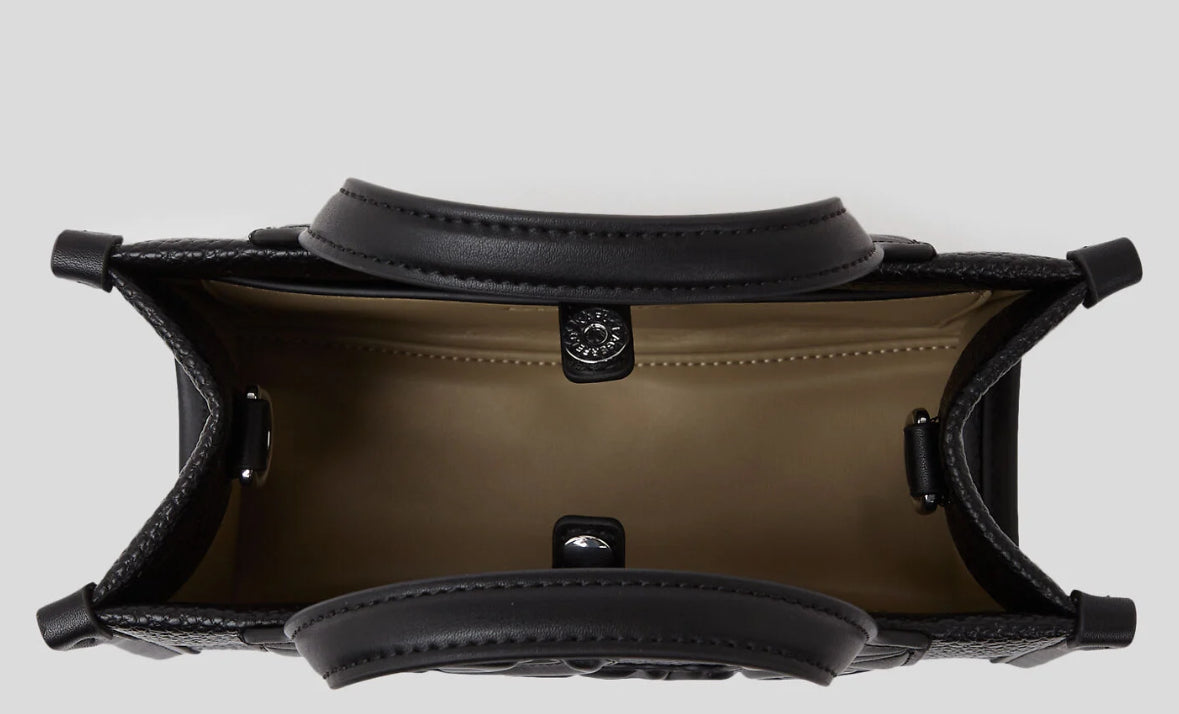 PETIT CABAS EN CUIR GRAINÉ K/SKUARE Karl Lagerfeld