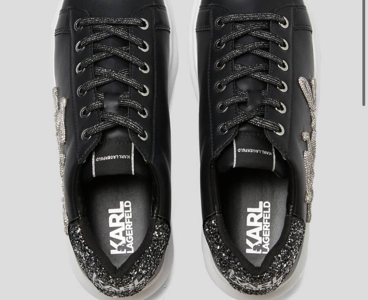 BASKETS À STRASS KAPRI SIGNIA Karl Lagerfeld