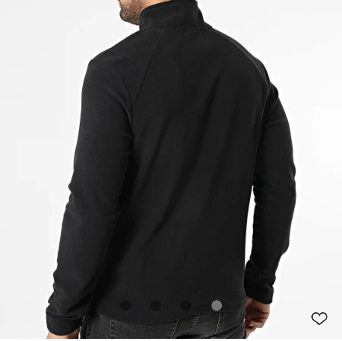 Sweat Polaire Col Zippé 11 Polar Noir