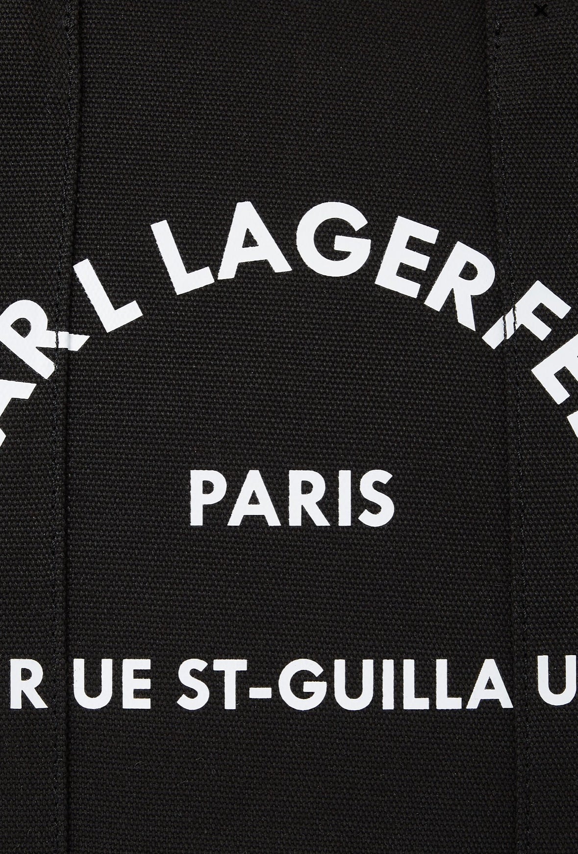 CABAS CARRÉ DE TAILLE MOYENNE RUE ST-GUILLAUME KARL LAGERFELD