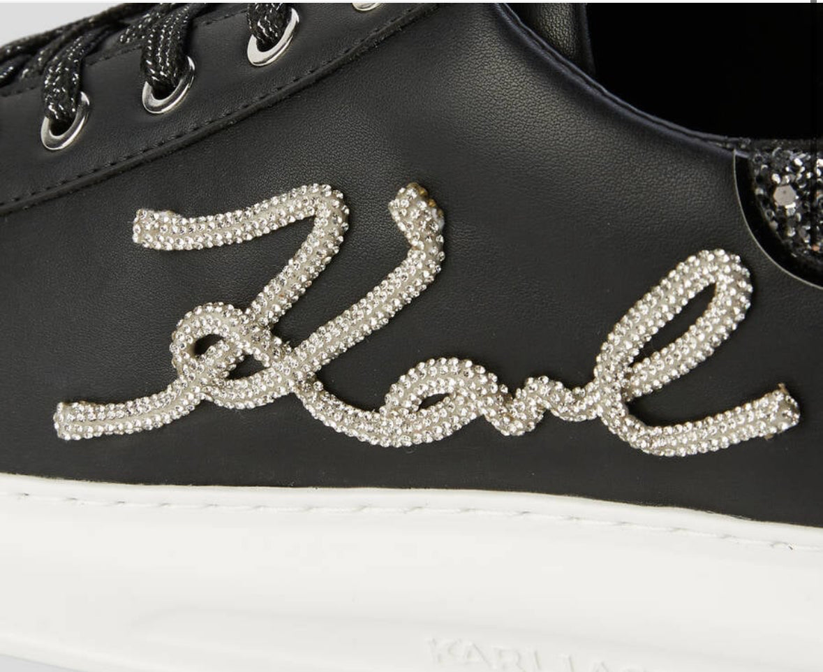 BASKETS À STRASS KAPRI SIGNIA Karl Lagerfeld