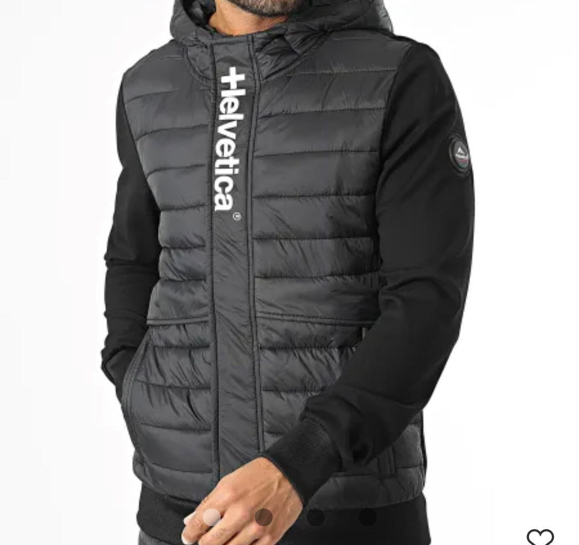 Veste Zippée Capuche Courchevel Noir