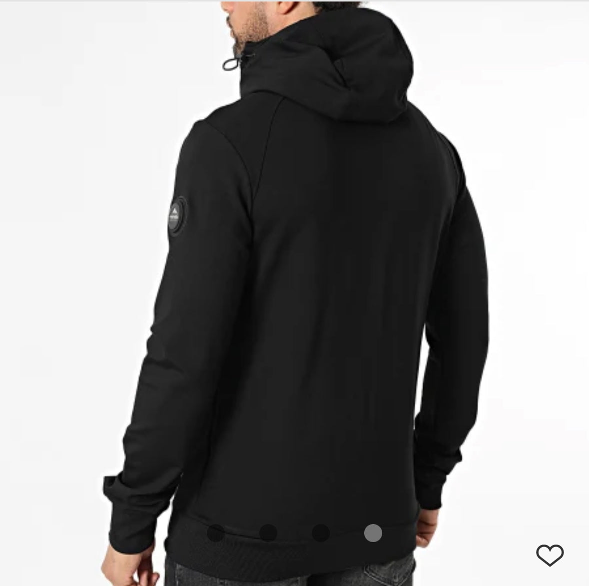 Veste capuche zipé Helvetica