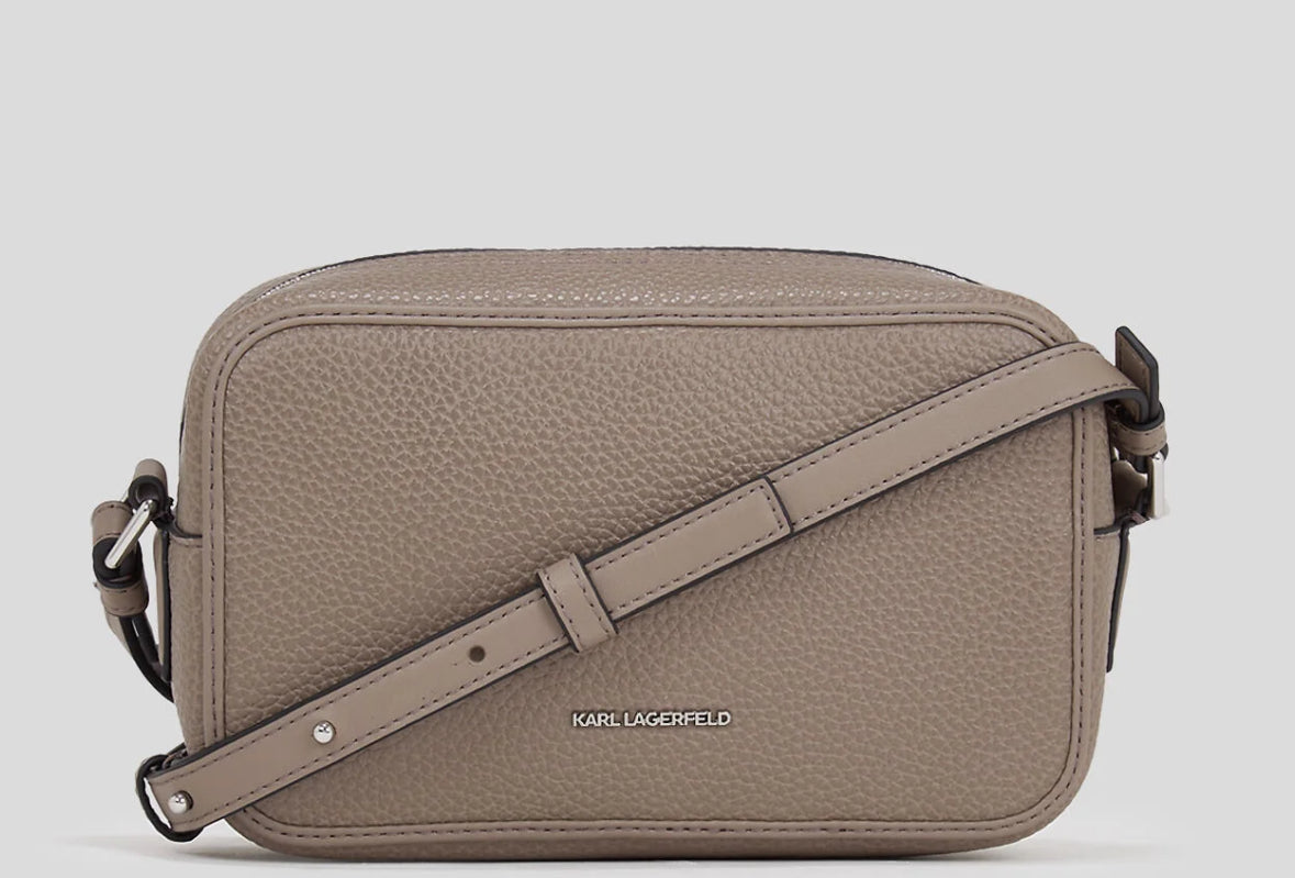 SAC CAMÉRA EN CUIR GRAINÉ K/SKUARE Karl Lagerfeld