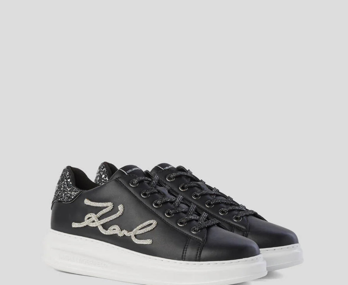 BASKETS À STRASS KAPRI SIGNIA Karl Lagerfeld