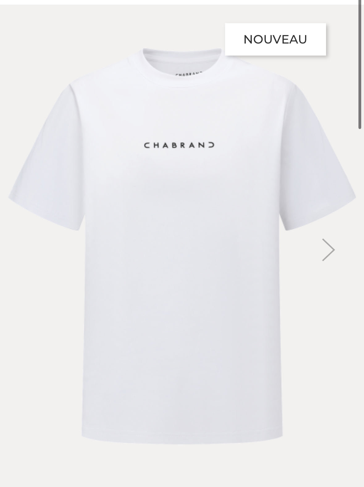 T-shirt Chabrand