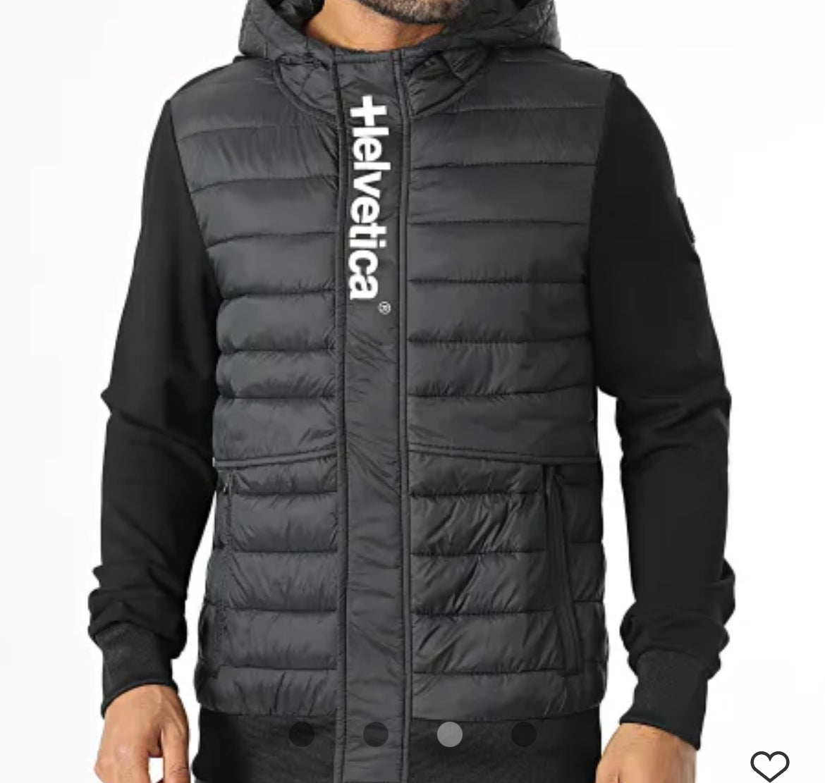 Veste Zippée Capuche Courchevel Noir
