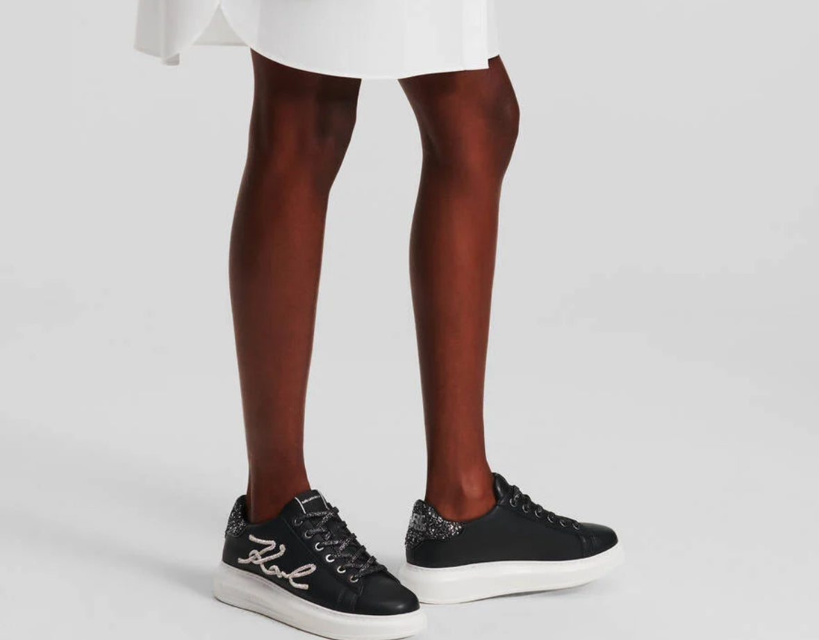 BASKETS À STRASS KAPRI SIGNIA Karl Lagerfeld