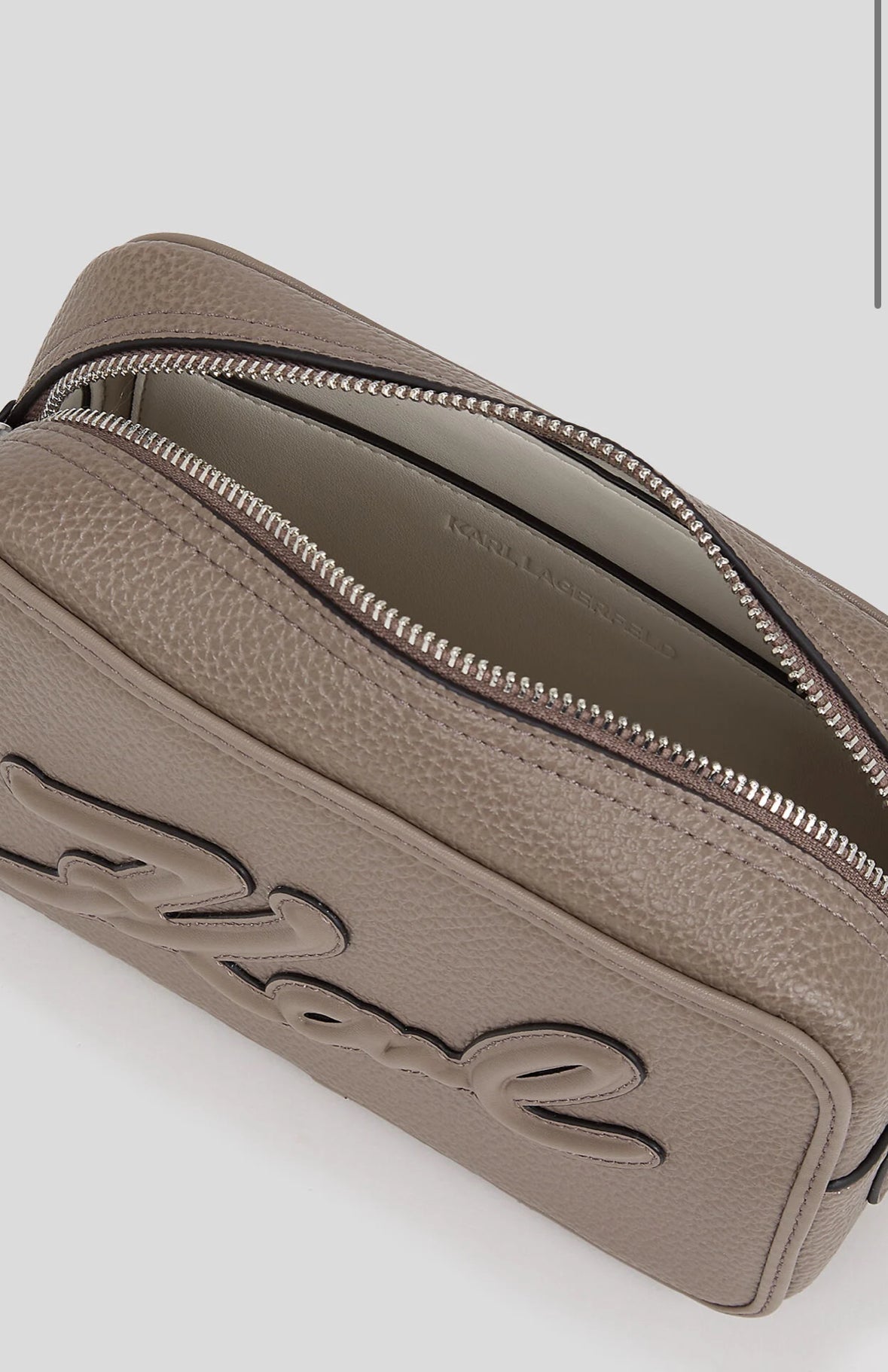 SAC CAMÉRA EN CUIR GRAINÉ K/SKUARE Karl Lagerfeld