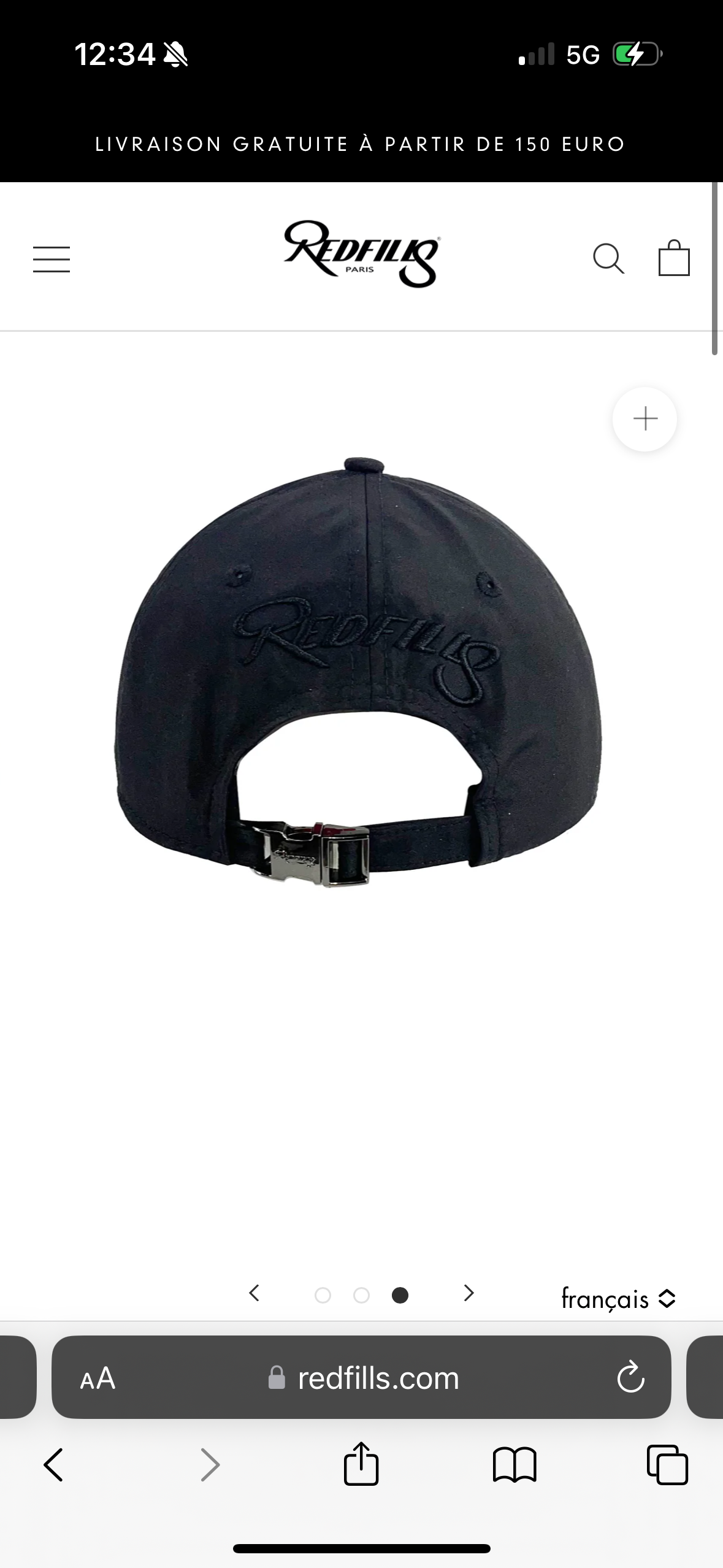 CASQUETTE REDFILLS DROP YELLOW BLACK