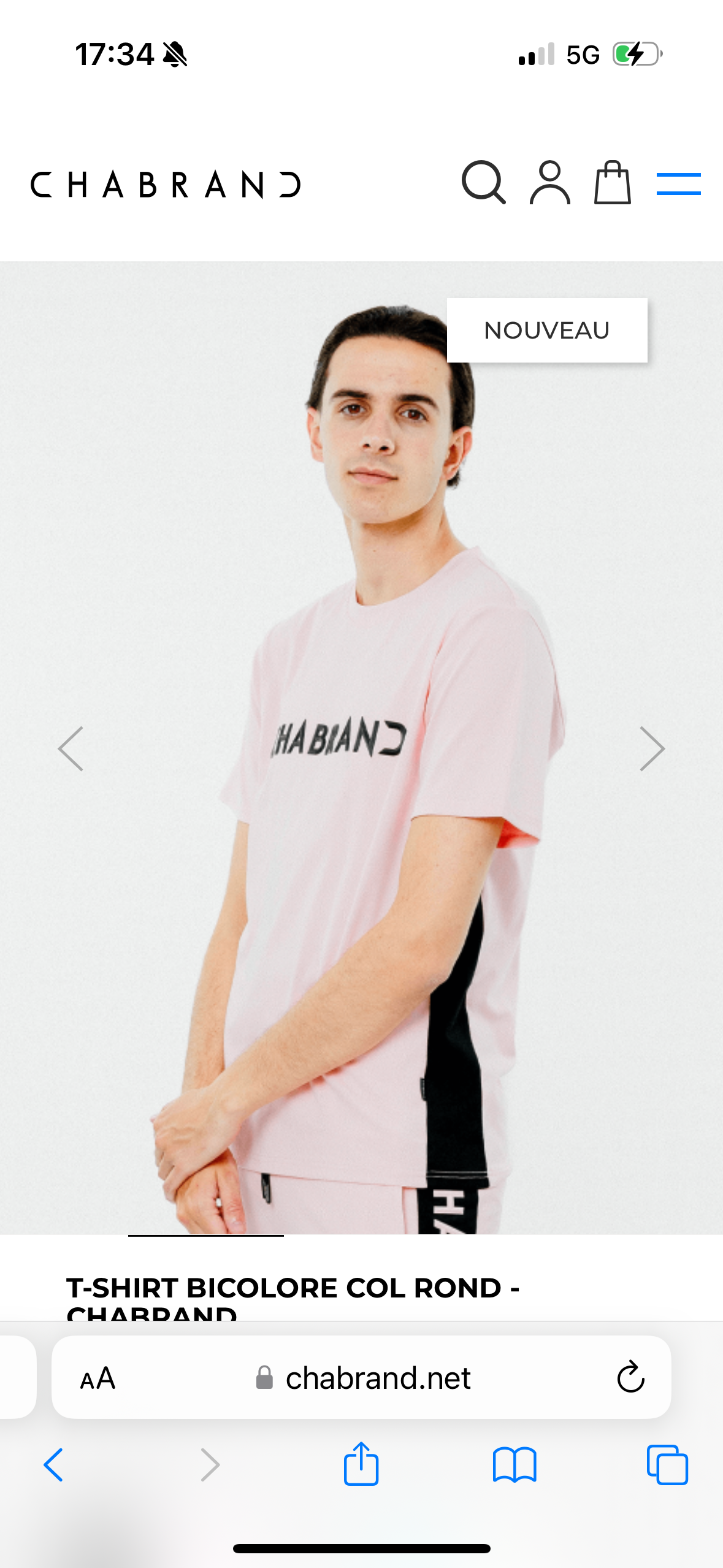 T-shirt Chabrand
