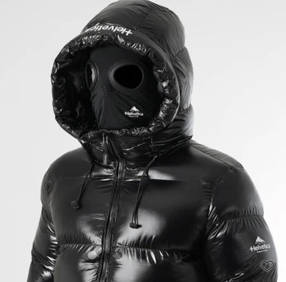 Doudoune Helvetica cosmos noir