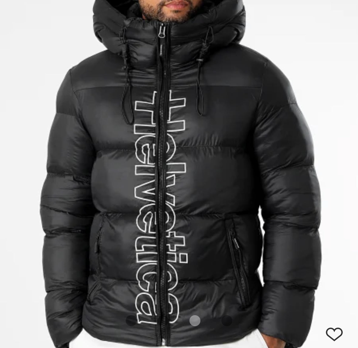 Doudoune Helvetica Silver2