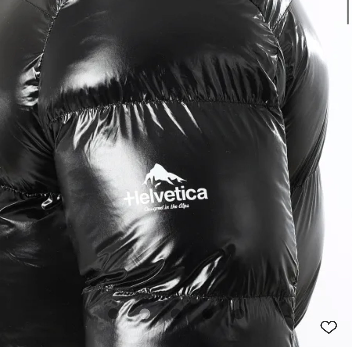 Doudoune Helvetica cosmos noir