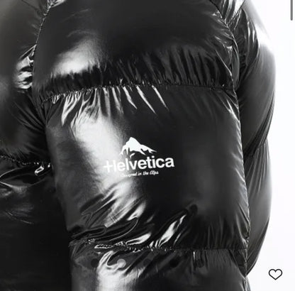 Doudoune Helvetica cosmos noir