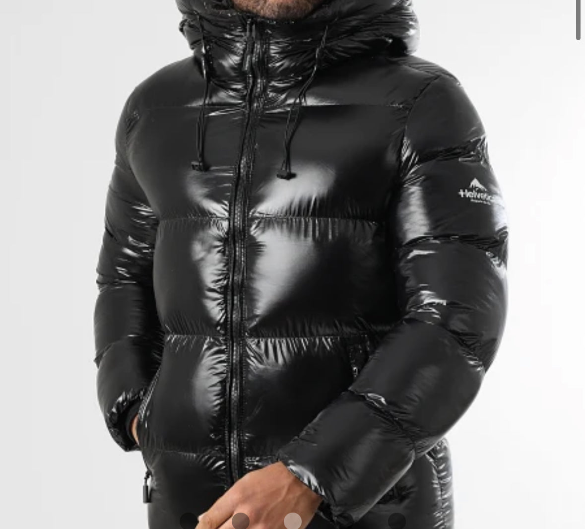 Doudoune Helvetica cosmos noir